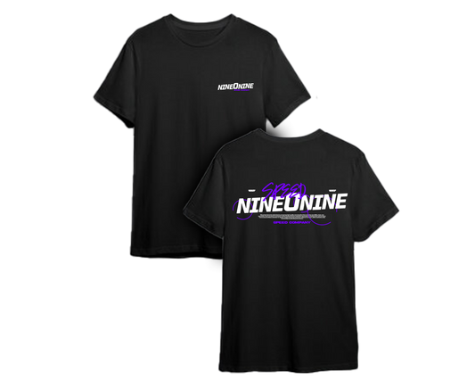 NINEONINE SPEED SHIRT BLACK