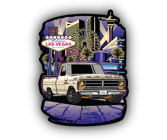 F100 Las Vegas Truck DECAL!